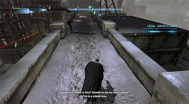 Kolejny snajper - Odszukaj lokalizator umieszczony na Baneie - Batman: Arkham Origins - poradnik do gry