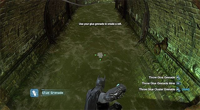 Po wygranej bitwie zlokalizuj osłabiony fragment ściany i zniszcz go z użyciem wybuchowego żelu - Odszukaj lokalizator umieszczony na Baneie - Batman: Arkham Origins - poradnik do gry
