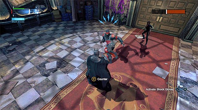 Pilnuj się w trakcie bezpośrednich starć z ekspertami od sztuk walk - Shiva - Batman: Arkham Origins - poradnik do gry