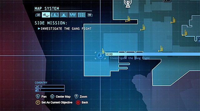 Po powrocie do dzielnicy [Burnley] będziesz mógł przystąpić do rozwiązywania opisywanej opcjonalnej misji (możesz też oczywiście zostawić ją sobie na później) - Bird - Batman: Arkham Origins - poradnik do gry