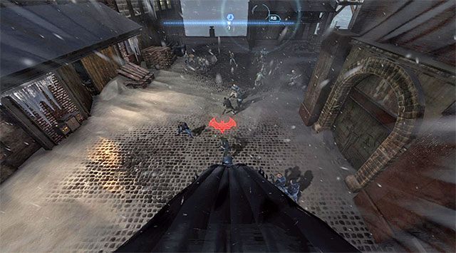 Warto zaatakować bandytów z powietrza - Bird - Batman: Arkham Origins - poradnik do gry