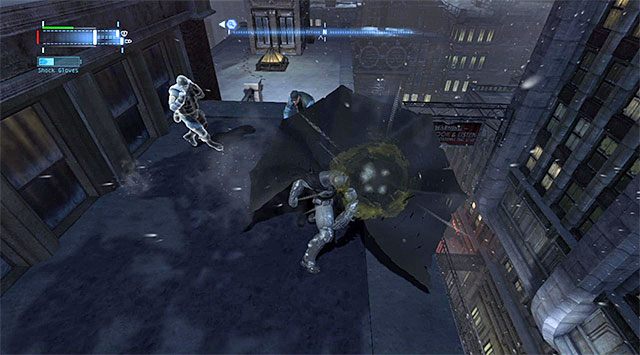Uważaj na wroga z tarczą i nie daj się zepchnąć z dachu - Sprawa 1224-5 - Napad w Burnley - Batman: Arkham Origins - poradnik do gry