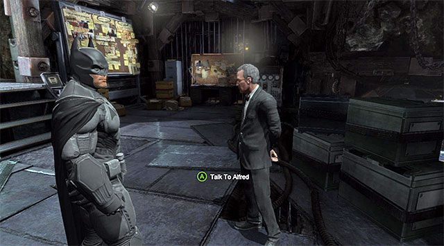 Alfred - Przesłuchaj handlarza bronią pracującego dla Pingwina - Batman: Arkham Origins - poradnik do gry