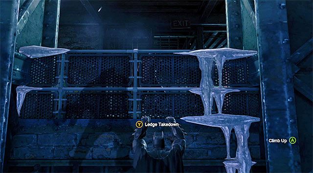 Zaatakuj gangstera gdy ten ustawi się przy balustradzie - Wyłącz sygnał zakłócający - Batman: Arkham Origins - poradnik do gry