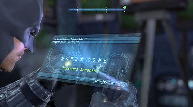 Otwórz nowo odblokowane drzwi i wyjdź po drabinie na górę, wychodząc tym samym z budynku i wkraczając do dzielnicy [Coventry] - Wyłącz sygnał zakłócający - Batman: Arkham Origins - poradnik do gry