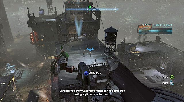 Okolice wieży komunikacyjnej - Wyłącz sygnał zakłócający #2 - Batman: Arkham Origins - poradnik do gry