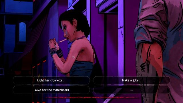 Dżentelmen podpala damie papierosa - Disturbance | Epizod 1 - Faith | The Wolf Among Us - The Wolf Among Us - sezon 1 - poradnik do gry