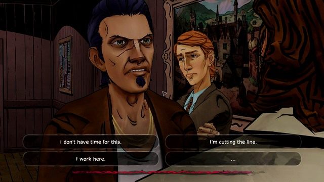 Wchodzenie poza kolejką może innych wprawić w złość - Mirror Mirror | Epizod 1 - Faith | The Wolf Among Us - The Wolf Among Us - sezon 1 - poradnik do gry