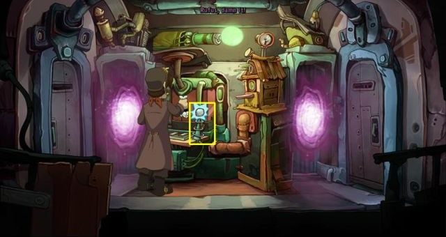 Za pomocą mapy przenieś się do parku przemysłowego - Dziobak wody | Dogadaj się z Wielmożną Goal | Chaos on Deponia - Chaos on Deponia - poradnik do gry