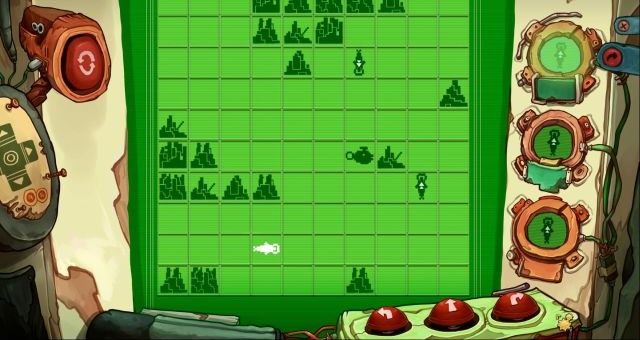 Pokieruj delfinami tak, aby zablokować łódź Donny. - Uzbrój delfiny i zablokuj drogę łodzi podwodnej Donny | W pogoni za Goal - Chaos on Deponia - poradnik do gry