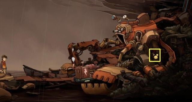 Jedenasty ukryto na Wyspie Paczaj, na prawo od przejścia do wieży, przy czerwonym kabelku - Poradnik do gry - Puzzle | Chaos on Deponia - Chaos on Deponia - poradnik do gry