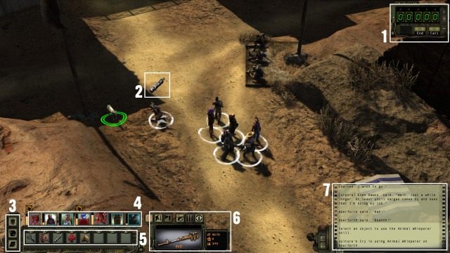 1 - Interfejs w Wasteland 2 | Podstawy rozgrywki - Wasteland 2 - poradnik do gry