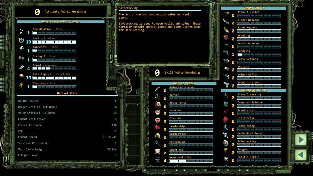 Ekran tworzenia postaci. - Tworzenie oddziału w Wasteland 2 | Rozwój postaci - Wasteland 2 - poradnik do gry