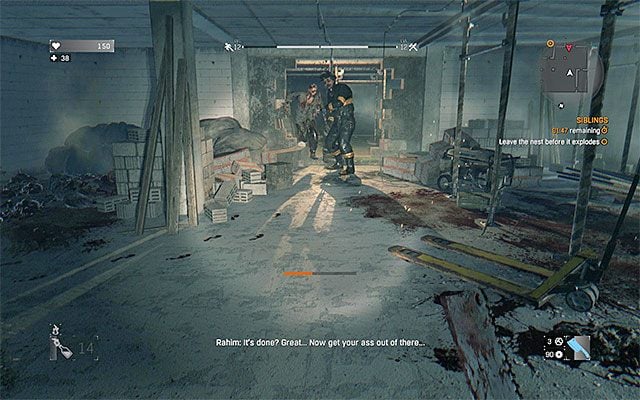 Omiń zbója i zacznij oddalać się od budynku - 5 - Rodzeństwo (Siblings) | Główne zadania - Slumsy | Solucja Dying Light - Dying Light - poradnik do gry