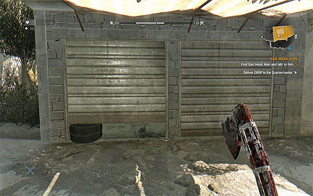 Podnieś bramę i porozmawiaj z mężczyzną w masce gazowej - 5 - Człowiek w masce (Gas Mask Man) | Poboczne zadania - Slumsy | Dying Light - Dying Light - poradnik do gry