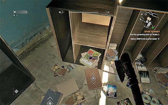 Książka o ogrodnictwie to jeden z dwóch przedmiotów do odnalezienia - 9 - Zapasowe okulary (Spare Glasses) | Poboczne zadania - Slumsy | Dying Light - Dying Light - poradnik do gry