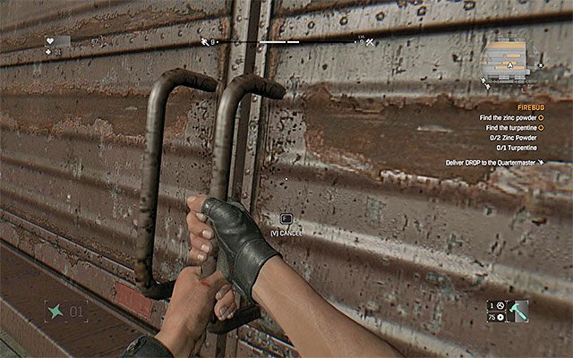 Otwieraj wagony znajdujące się w hali - 13 - Ognik (Firebug) | Poboczne zadania - Slumsy | Solucja Dying Light - Dying Light - poradnik do gry