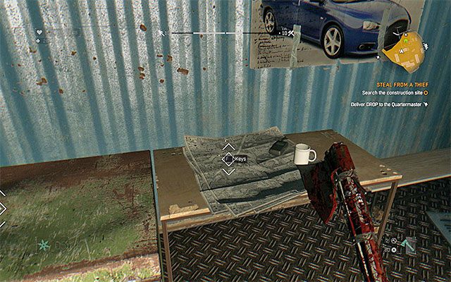 Miejsce odnalezienia kluczy - 14 - Kto okrada złodzieja... (Steal from a Thief) | Poboczne zadania - Slumsy - Dying Light - poradnik do gry