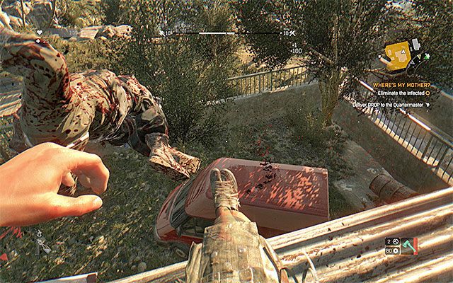 Przed biegającymi zarażonymi możesz bronić się na dachu budynku Salima - 17 - Gdzie jest moja matka? (Wheres My Mother?) | Poboczne zadania - Slumsy - Dying Light - poradnik do gry