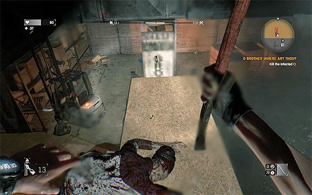 Staraj się bronić stojąc na wysokich półkach - 19 - Bracie, gdzie jesteś? (O Brother Where Art Thou?) | Poboczne zadania - Slumsy - Dying Light - poradnik do gry