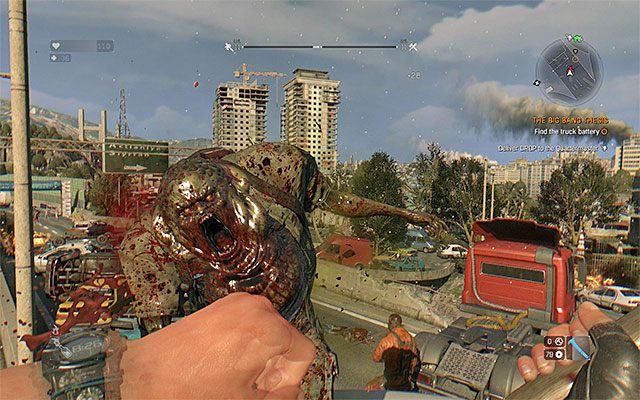 Pozbądź się zarażonych zanim podejdziesz do czerwonej ciężarówki - 22 - Teoria wielkiego wybuchu (The Big Bang Thesis) | Poboczne zadania - Slumsy - Dying Light - poradnik do gry