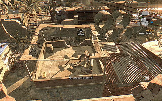 Sprawdzaj zawsze potencjalne miejsca lądowania - Parkour | Sterowanie w Dying Light - Dying Light - poradnik do gry