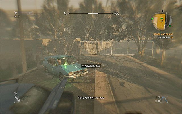 Przykładowy samochód-pułapka - Wykorzystywanie elementów parkour i obiektów z otoczenia w Dying Light| Walka - Dying Light - poradnik do gry