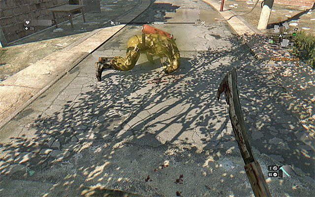 Gazownika najłatwiej pozbyć się uszkadzając butlę na jego plecach - Zarażeni napotykani za dnia w Dying Light | Rodzaje przeciwników - Dying Light - poradnik do gry