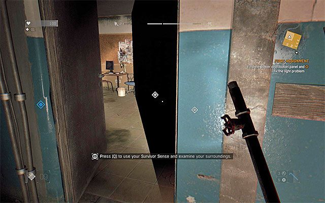 Zmysł przetrwania służy do skanowania okolicy - Eksploracja okolicy w Dying Light | Świat gry - Dying Light - poradnik do gry