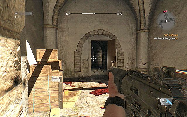 Drzwi wyjściowe z pierwszego dużego obszaru muzeum - 12 - Muzeum (The Museum) | Główne zadania - Stare Miasto | Solucja Dying Light - Dying Light - poradnik do gry