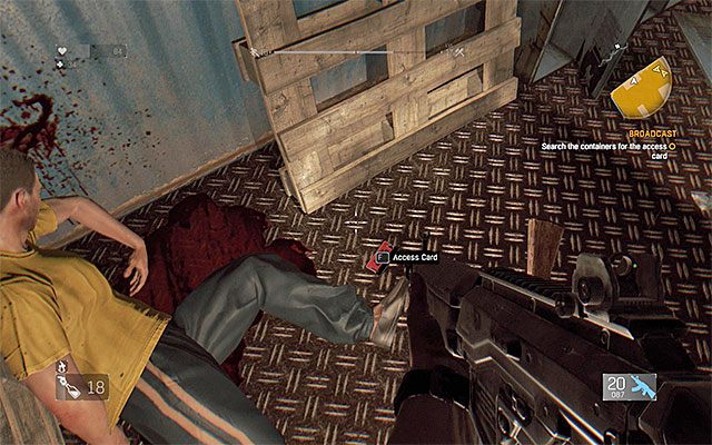 Karta dostępu jest w południowym kontenerze - 13 - Tu Radio Harran (Broadcast) - część 2 | Główne zadania - Antena - Dying Light - poradnik do gry