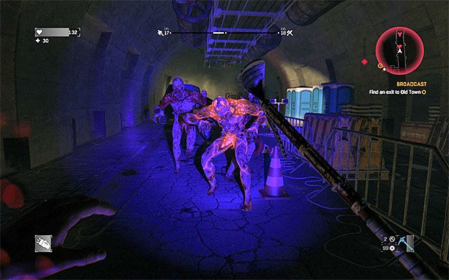 Możesz używać światła UV do spowalniania pościgu - 13 - Tu Radio Harran (Broadcast) - część 2 | Główne zadania - Antena - Dying Light - poradnik do gry