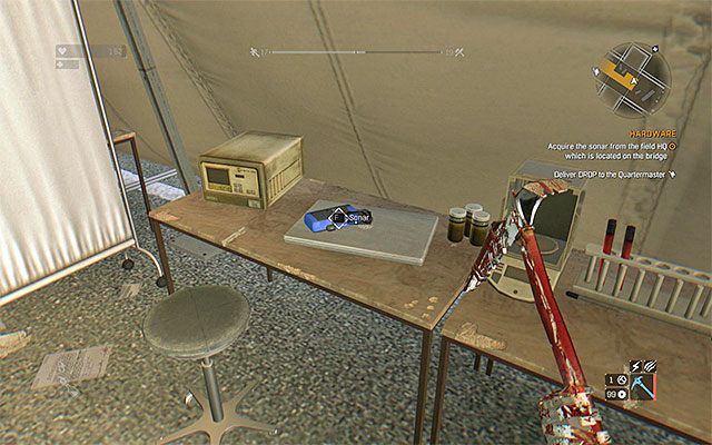 Miejsce odnalezienia sonaru - 33 - Narzędzia (Hardware) | Poboczne zadania - Slumsy | Solucja Dying Light - Dying Light - poradnik do gry