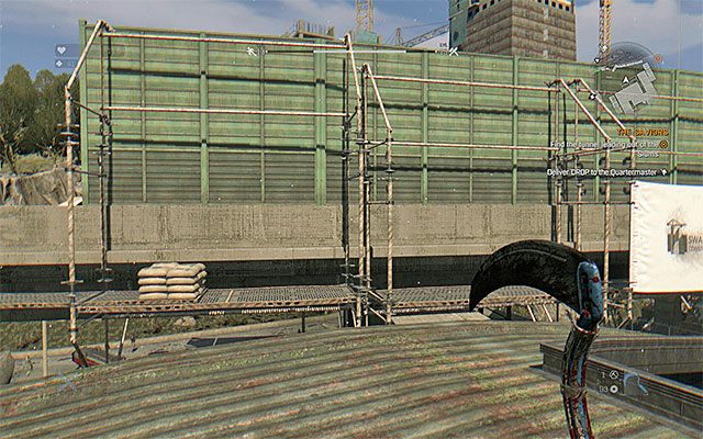 Wyrusz w stronę budynków znajdujących się w centralnej części slumsów (punkt 6a na mapie) - 7 - Wybawcy (The Saviors) | Główne zadania - Slumsy | Solucja Dying Light - Dying Light - poradnik do gry