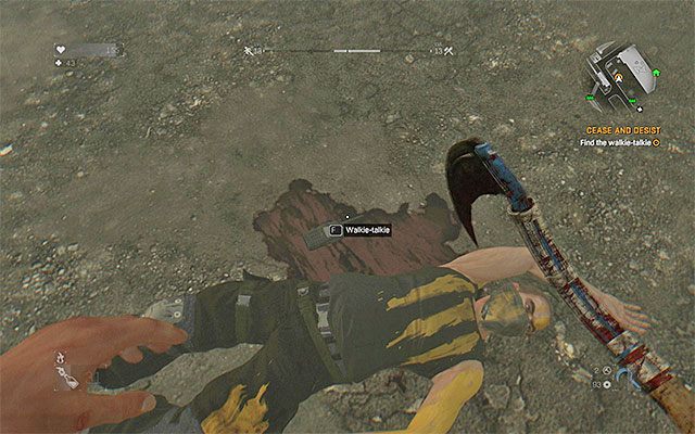 Zbadaj zwłoki i zabierz krótkofalówki - 32 - Święty spokój (Cease and Desist) | Poboczne zadania - Slumsy | Dying Light - Dying Light - poradnik do gry