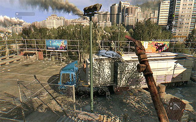 Przedostań się na teren bezpiecznej strefy - 1 - Przebudzenie (Awakening) | Główne zadania - Slumsy | Solucja Dying Light - Dying Light - poradnik do gry