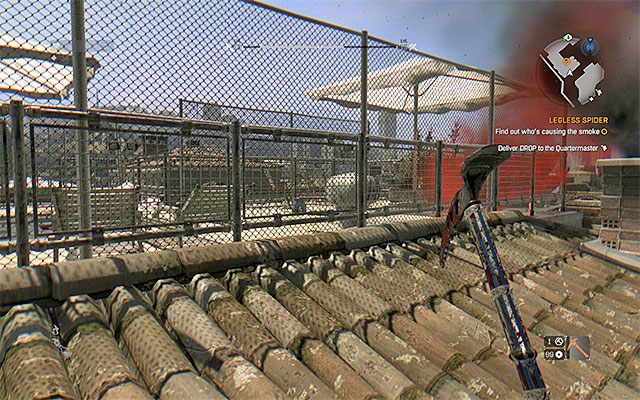 Ranny sojusznik przebywa na dachu - 8 - Beznogi pająk (Legless Spider) | Poboczne zadania - Stare Miasto - Dying Light - poradnik do gry