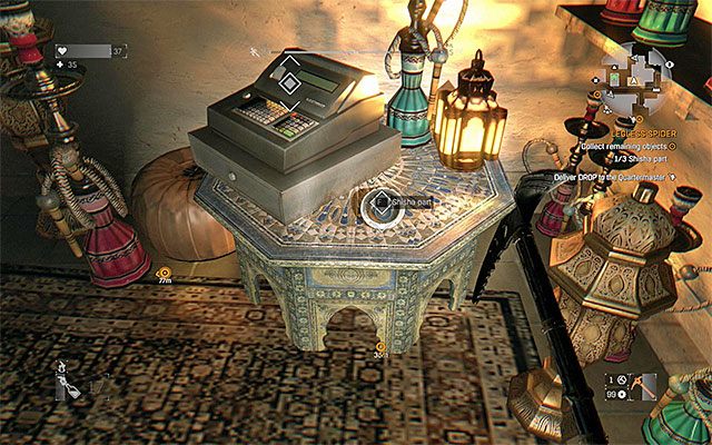 Jedna z trzech części do zabrania - 8 - Beznogi pająk (Legless Spider) | Poboczne zadania - Stare Miasto - Dying Light - poradnik do gry