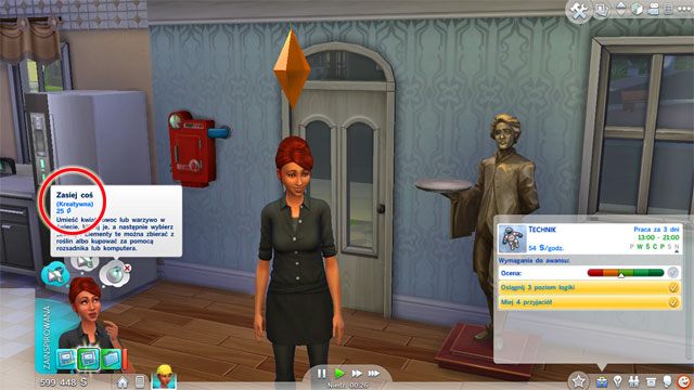Sprawdzaj zachcianki Sima i - jeśli jest Ci to na rękę - wypełniaj je by zdobywać punkty satysfakcji - Sims 4: Porady na start - Sims 4 - poradnik do gry