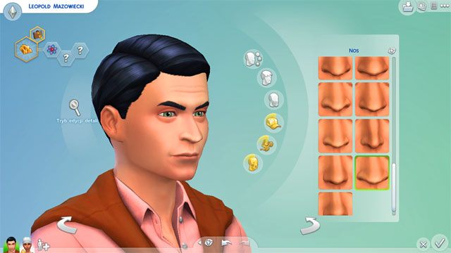 Klikaj na poszczególne elementy, aby zmienić ich wygląd - Sims 4: Wygląd Sima - tworzenie, kreator, CAS - Sims 4 - poradnik do gry