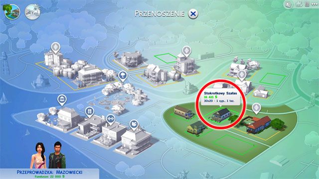 Możesz także wybrać jeden z dostępnych domów - Sims 4: Wprowadzenie rodziny, porady - Sims 4 - poradnik do gry