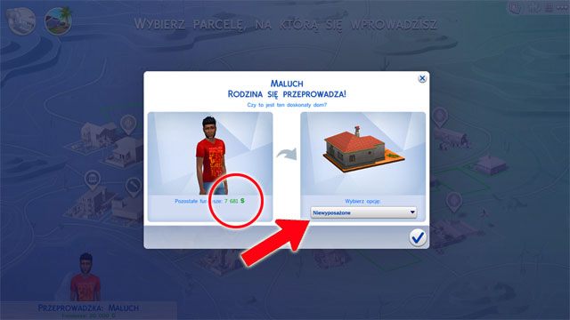 Możesz także zakupić gotowy dom, ale nie wyposażony w meble i urządzenia - Sims 4: Wprowadzenie rodziny, porady - Sims 4 - poradnik do gry
