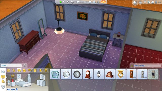W sypialni kluczowy obiekt to łóżko - im droższe tym lepsze - Sims 4: Urządzanie domu, porady - Sims 4 - poradnik do gry