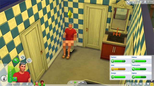 To podstawowa potrzeba, którą zaspokajasz poprzez zwykłą toaletę - Sims 4: Potrzeby - pasek potrzeb, jak dbać? - Sims 4 - poradnik do gry