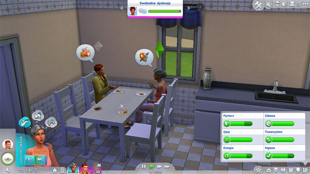 Simowie muszą jeść - Sims 4: Potrzeby - pasek potrzeb, jak dbać? - Sims 4 - poradnik do gry