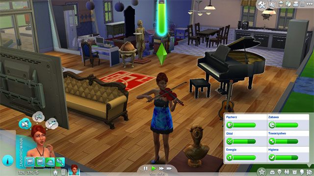 Skrzypce to trzecia, po graniu na pianinie i graniu na gitarze, umiejętność dzięki której można nieco podreperować domowy budżet - Sims 4: Gra na skrzypcach - jak rozwijać? Umiejętności, porady - Sims 4 - poradnik do gry