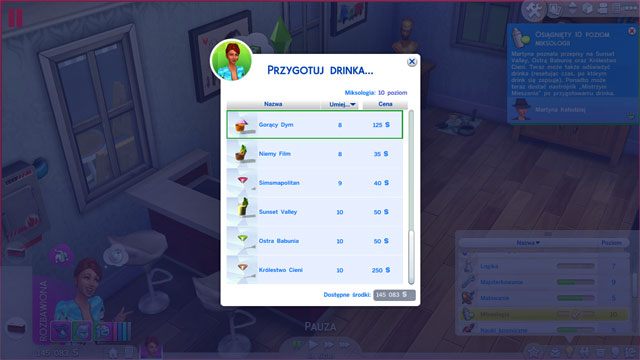 To bardzo niszowa umiejętność przydatna przede wszystkim podczas imprez towarzyskich oraz w karierze kucharskiej - Sims 4: Miksologia - jak rozwijać? Umiejętności, porady - Sims 4 - poradnik do gry