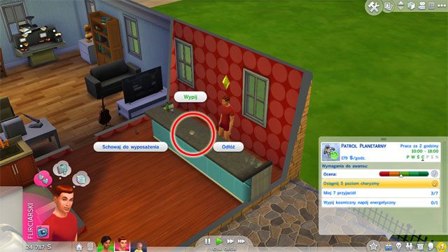 W przypadku gdy wybierzesz ścieżkę dobra: awansując na stanowisko Patrol planetarny (8 A) musisz zdobyć aż 5 - Sims 4: Astronauta - kariera, porady - Sims 4 - poradnik do gry