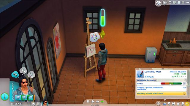 Musisz tu ponadto osiągnąć 2 - Sims 4: Malarz - kariera, porady - Sims 4 - poradnik do gry