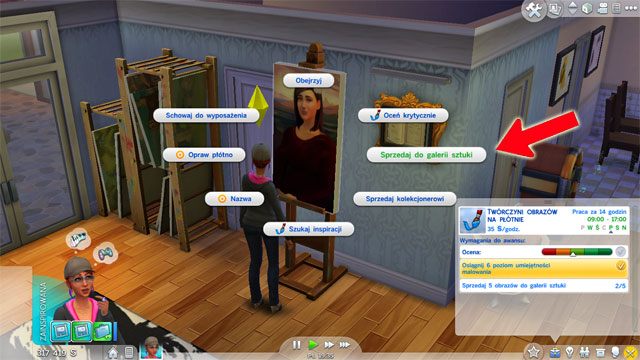 Potem zostajesz Twórcą obrazów na płótnie (5) - Sims 4: Malarz - kariera, porady - Sims 4 - poradnik do gry